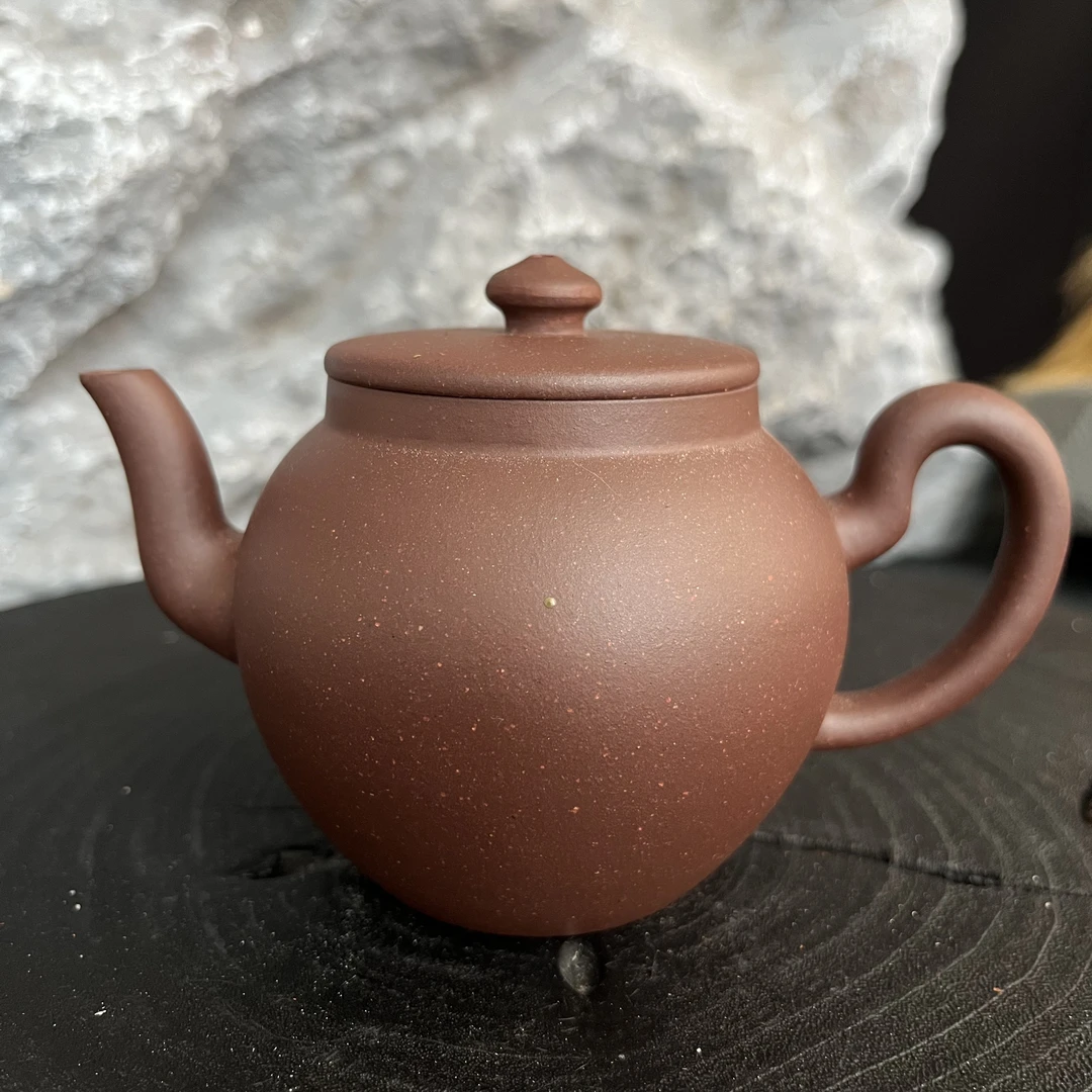 黄龙山原矿老红泥流月壶210毫升