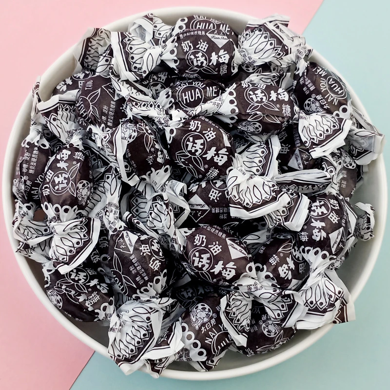 上海兔天山奶油话梅糖250g散装酸甜糖果喜糖怀旧零食品