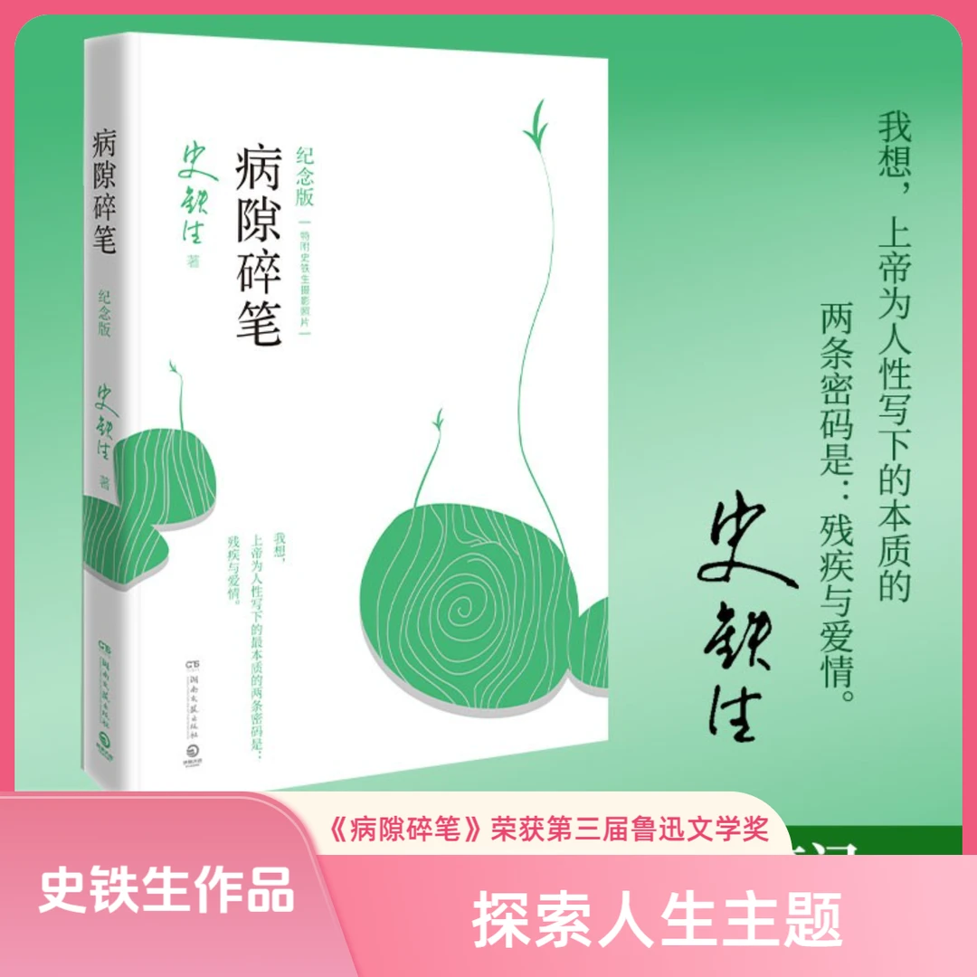 【博集】病隙碎笔（纪念版） 史铁生一部特殊的苦难人生笔记解读