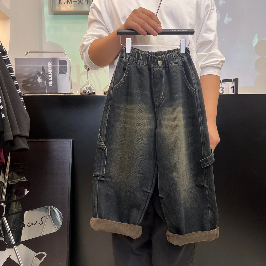 K M- customized-冬季高定工装牛仔裤 5290