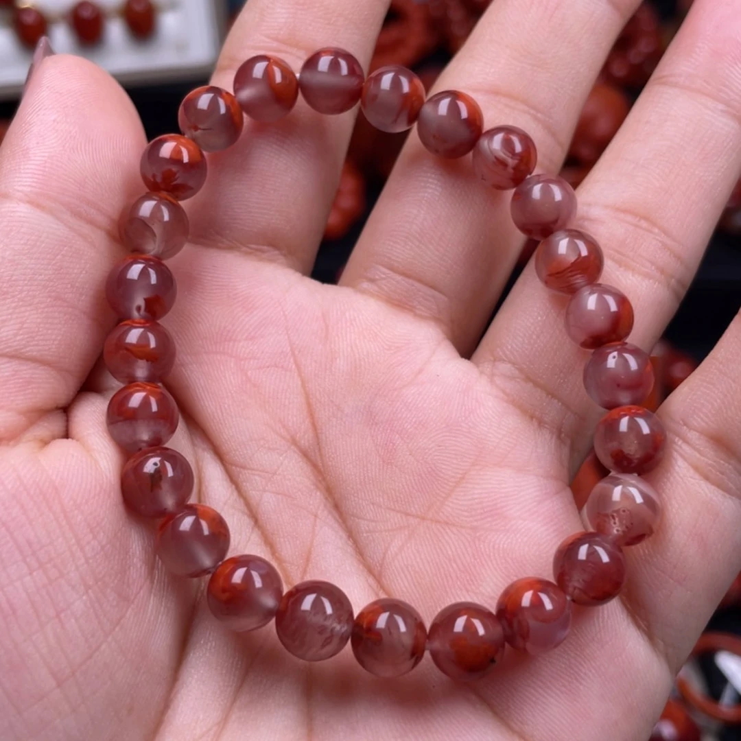 【闪购商品】南红玛瑙珠宝奇石未镶嵌单圈7