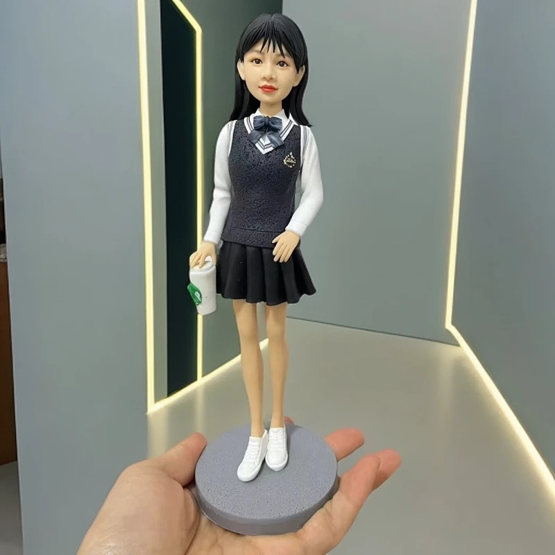 情人节生日软陶人偶手工定制捏泥人真人公仔人像定制结婚礼物