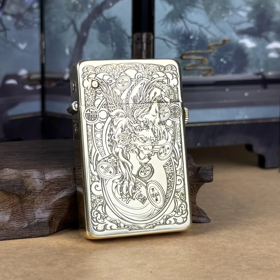 ZORRO佐罗新品二代半自动托伦斯煤油打火机779手工创意原装送男士