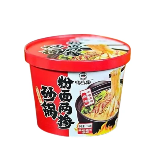 嗨吃家砂锅粉面两掺香辣牛肉味 156g
