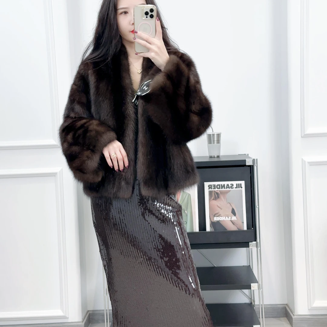 路比黎斯【LUBLIS】新款长款亮片裙秋冬时尚气质亮片半身裙百搭女款