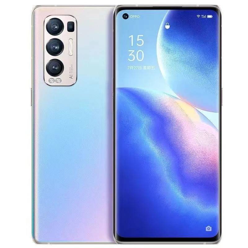 9新 OPPO Reno5 Pro+ 5G双卡骁龙865 电竞屏幕指纹曲屏原装二手机
