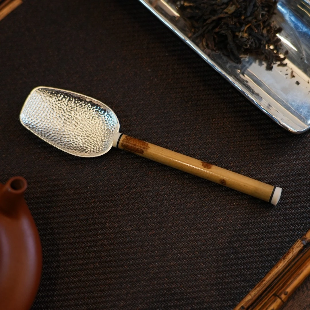 木善湘妃竹茶铲铲茶叶工具竹制品工艺品茶周边配件六君子