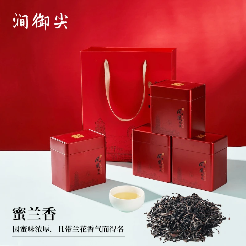 涧御尖正宗凤凰单枞茶叶老枞蜜兰香新茶潮州高山蜜韵茶叶100g/罐