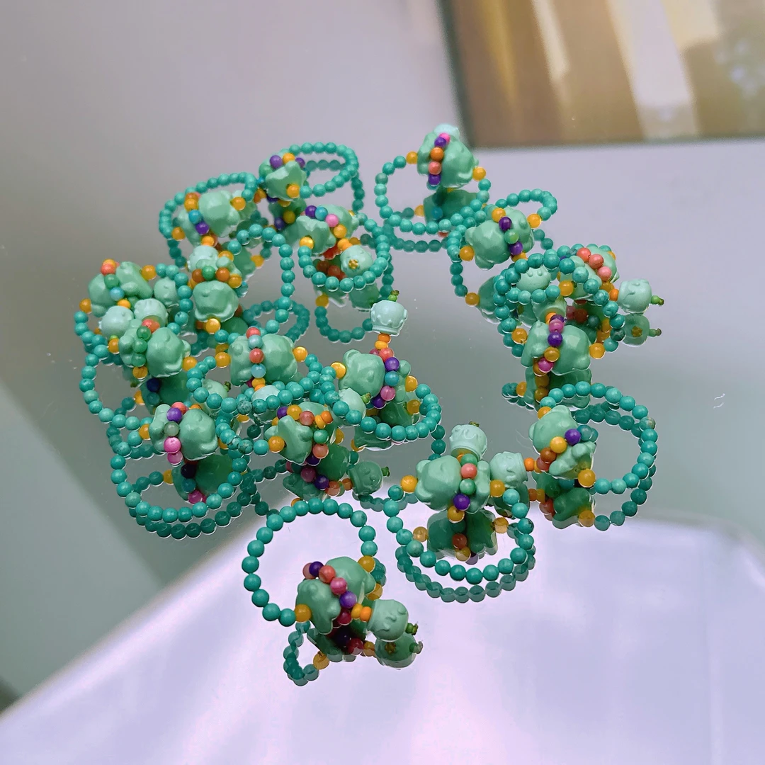 【戒指合集】可爱戒指原创设计款小熊戒指成品