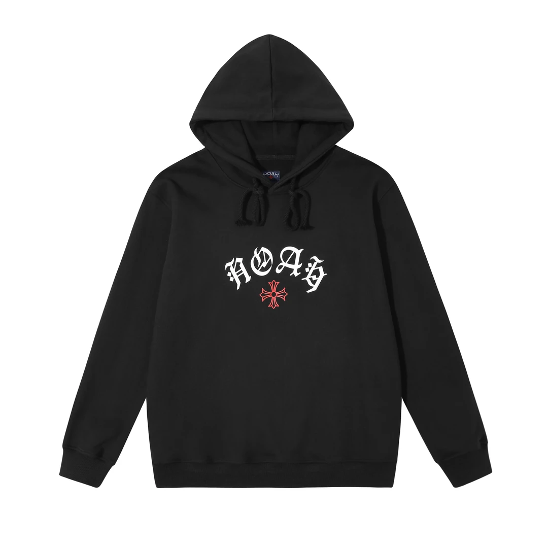 男女情侣同款X秋冬时尚加绒连帽新款印花休闲潮流卫衣