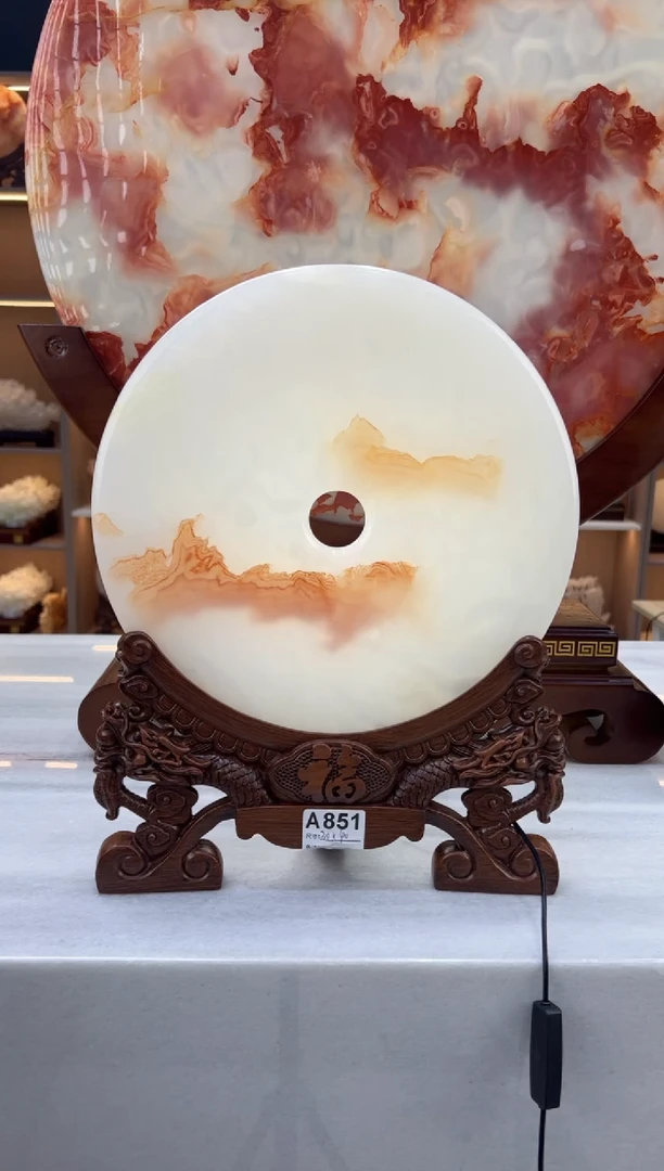 【闪购商品】玉石根雕30cm平安扣