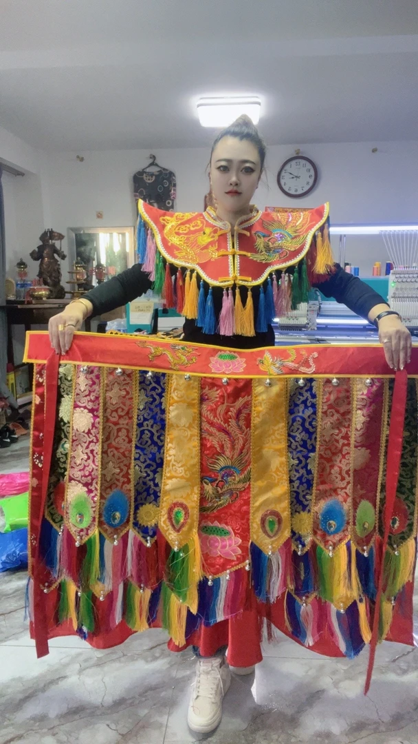 撒满战袍战裙披肩套装下单备注身高体重男女同款可改图