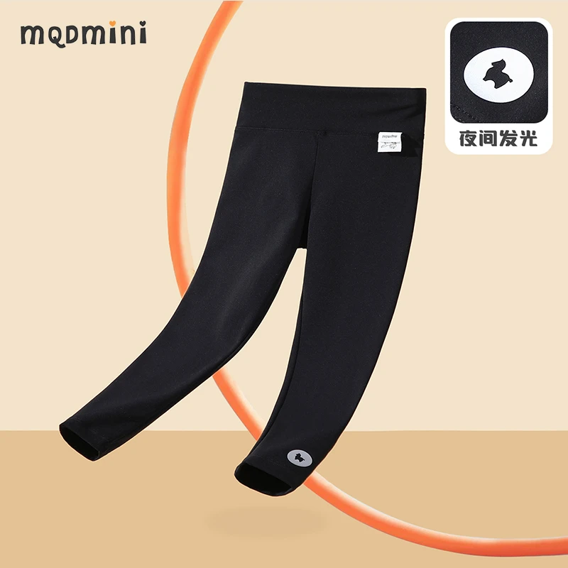 MQDMINI童装女童春秋弹力运动打底裤鲨鱼裤583321701YFN-122