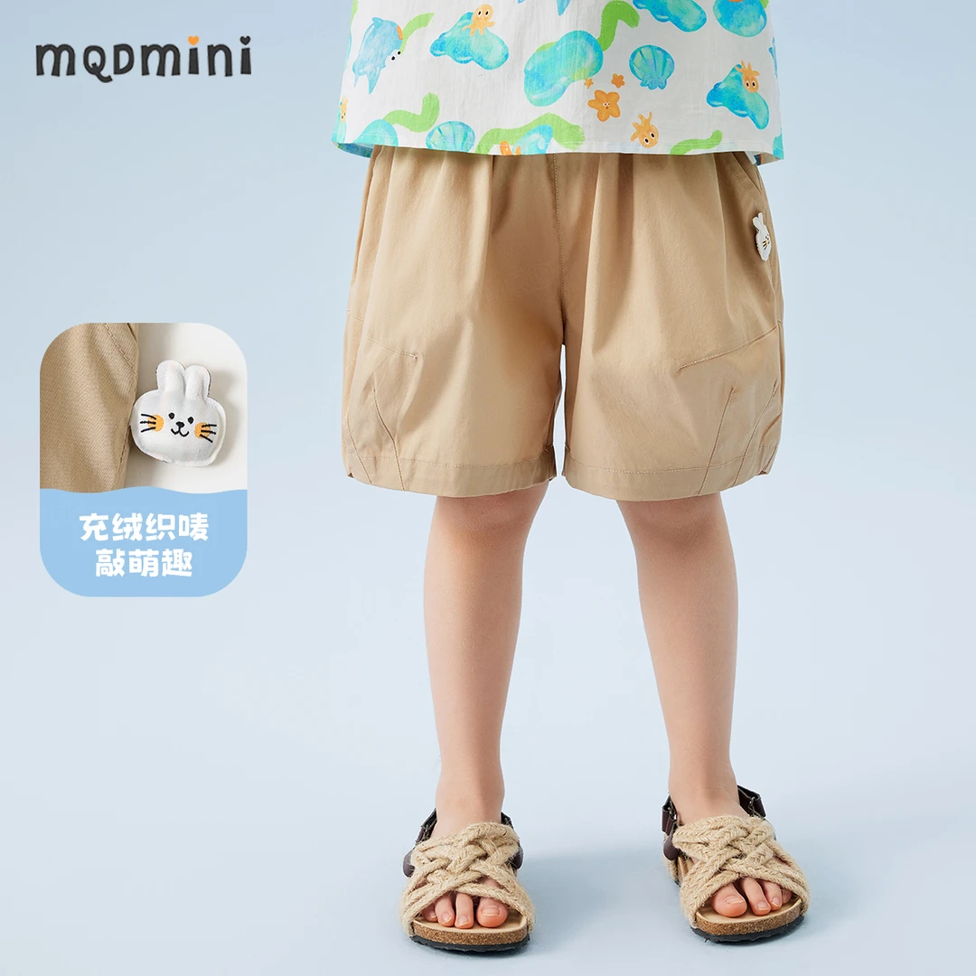 MQDMINI女童梭织短裤夏装中小童休闲五分裤584221526YF