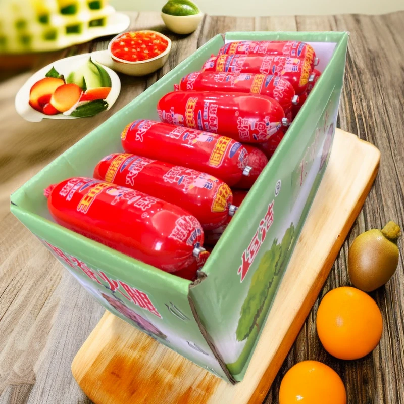 恒洁王中王香肠计量生产170g/根传统工艺火腿肠整箱开袋即食23根