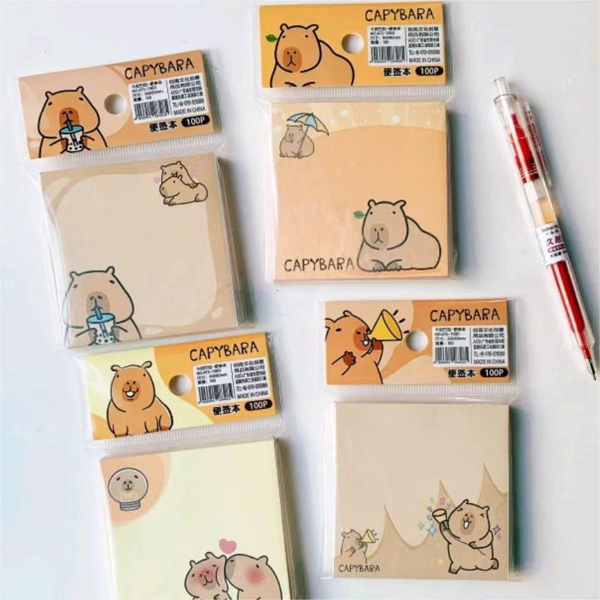 憨小姐【卡皮巴拉-便签本ATS-11901】