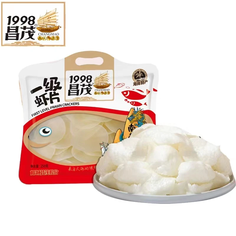 昌茂一级虾片   膨化非油炸海鲜干货网红小吃