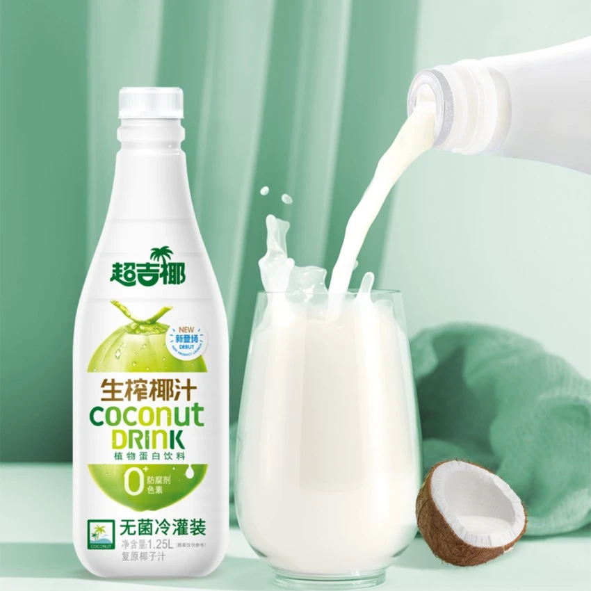 【李松威专属】超吉椰生榨椰汁家庭装4瓶  一口喝到的新鲜椰香饮料