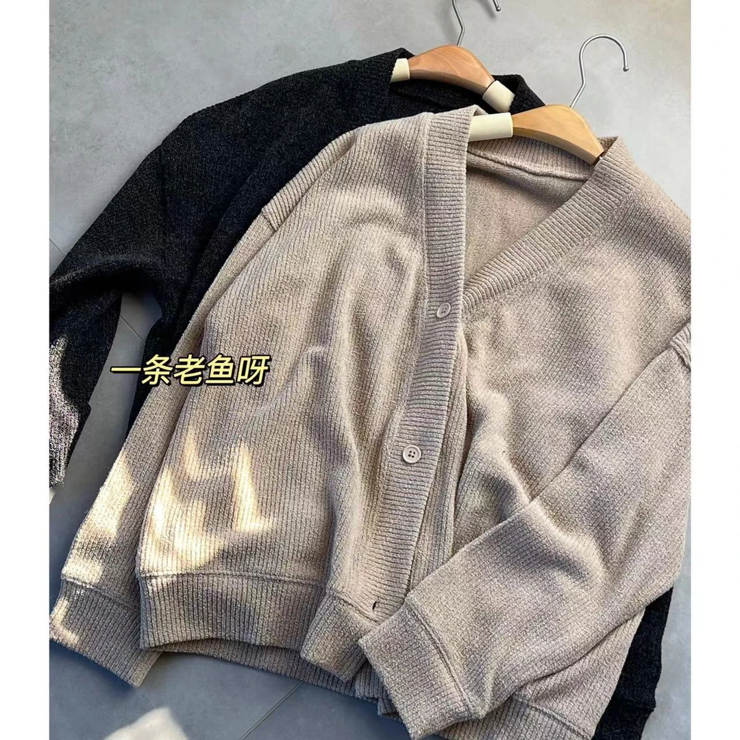 R 秋季新款慵懒风韩版开衫外套女