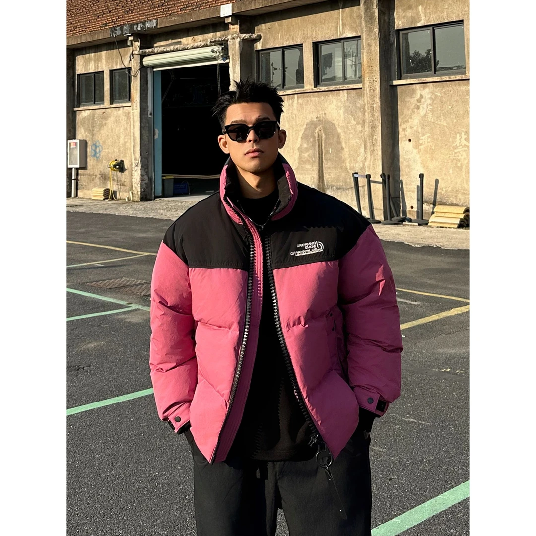 【Mark马克】冬季情侣白鸭羽绒服重磅立领潮流大拉链百搭保暖3306