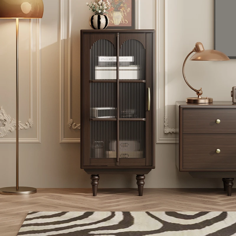 客拉客法式复古单门酒柜客厅餐厅酒柜家用茶水柜简约轻奢转角柜