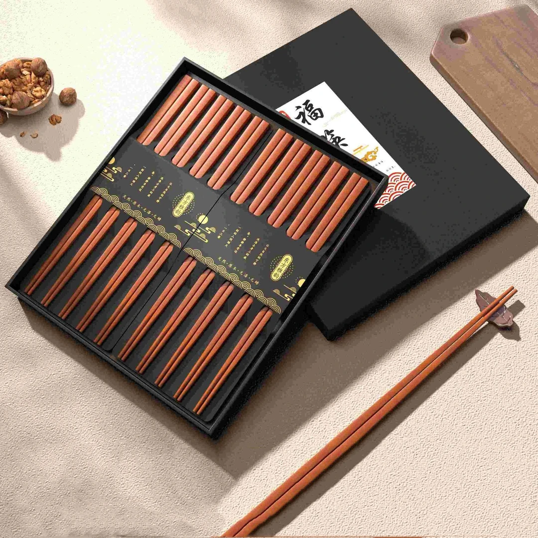 筷子工厂批发红木筷创意筷红檀木鸡翅木福鼎筷无漆家用实木檀木筷
