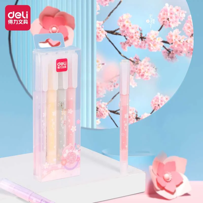 Deli/得力得力SK133光樱下柔彩樱花