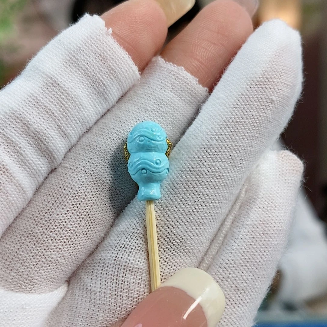 绿松石珠宝奇石未镶嵌