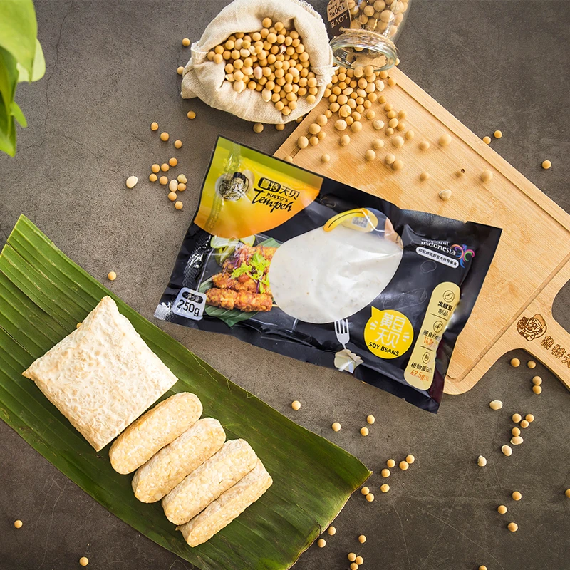 黄豆天贝500g健身纯素食印尼丹贝Soybean Tempeh