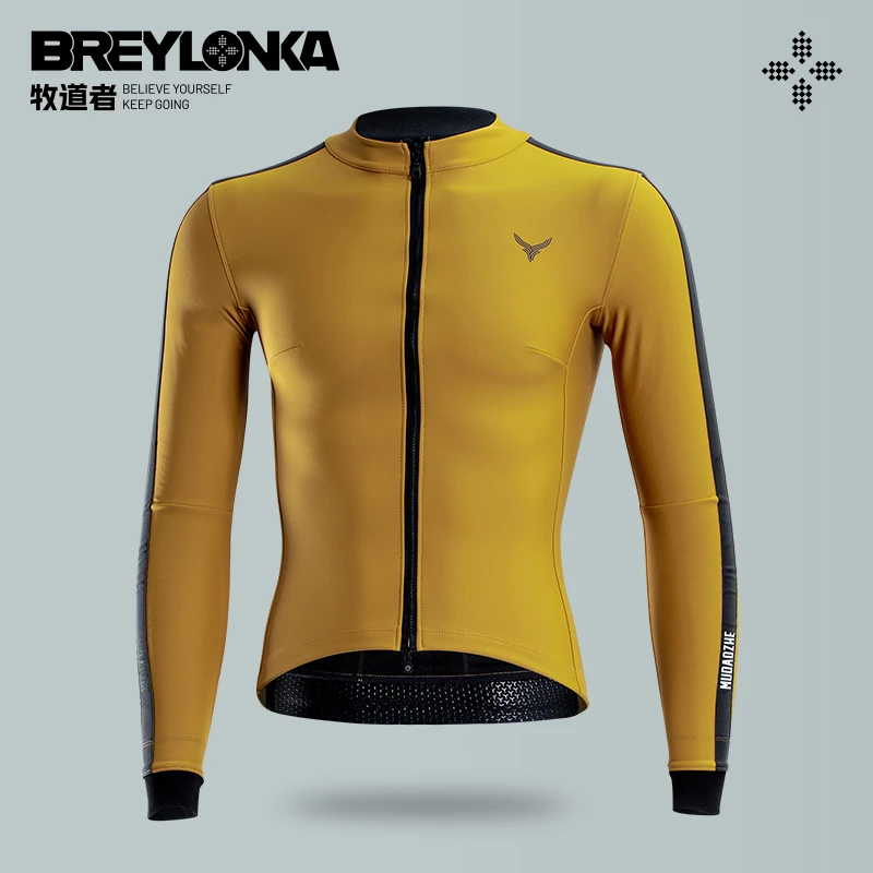 牧道者秋冬款加绒夹克外套三层复合面料保暖防风防泼水骑行服