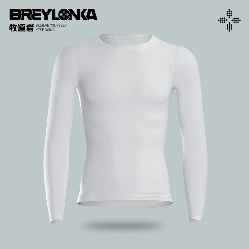 牧道者”空缈“骑行打底衫长袖排汗衫吸湿排汗高弹透气男女同款