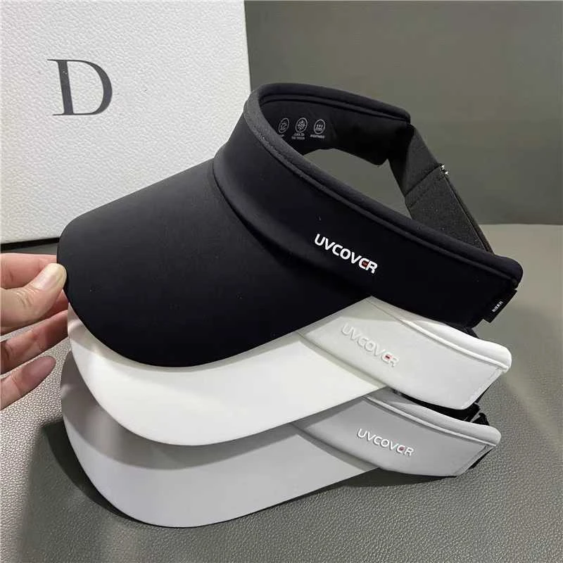 夏天运动防晒帽子男女百搭透气凉感遮阳帽学生防紫外线夏季太阳帽