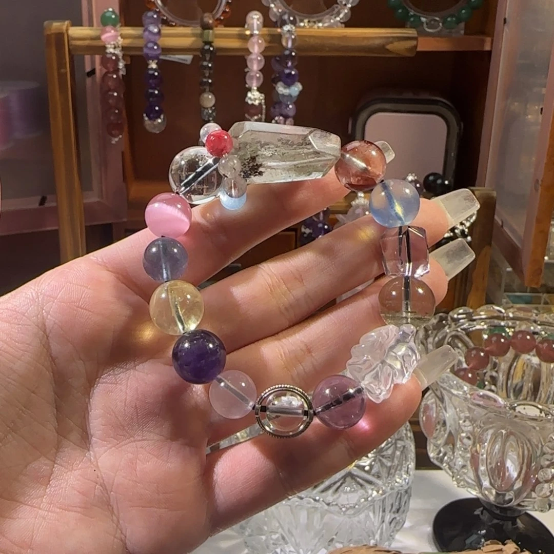 水晶手链未镶嵌多宝