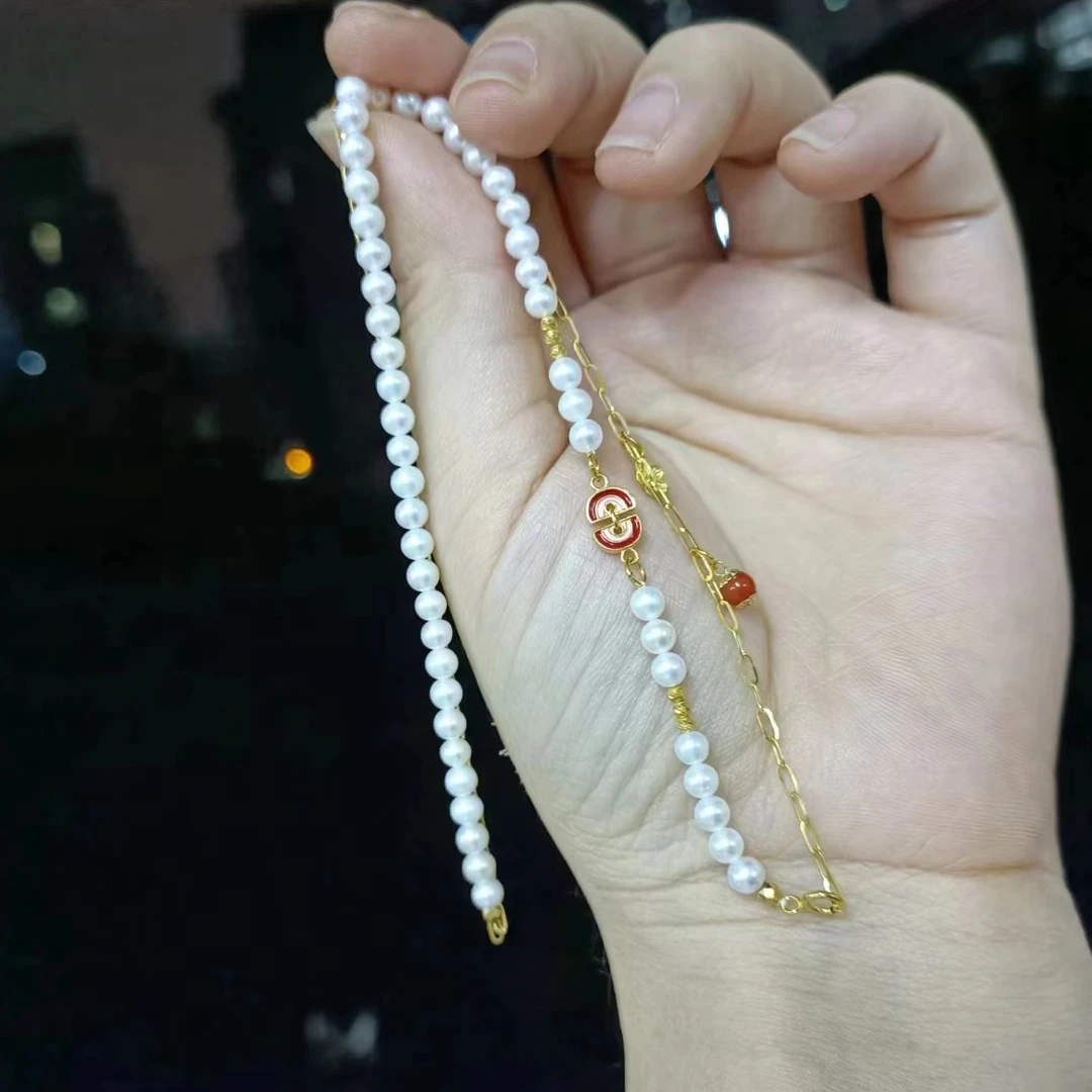 【琪钰】踏雪 18K金珍珠项链-J23112917