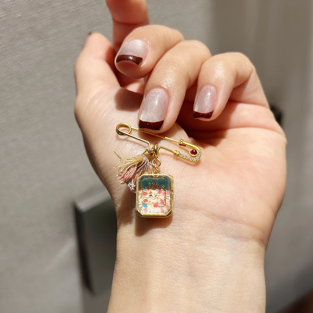 925银胸针 [琪钰]欣可 凤九别针-L240112176