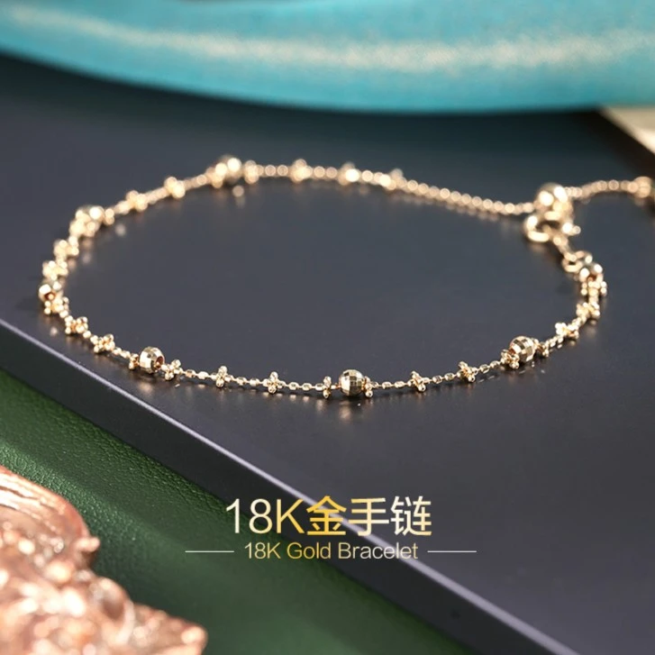 【琪钰】风落 18K金仙女手链(17CM净手围以内合适)