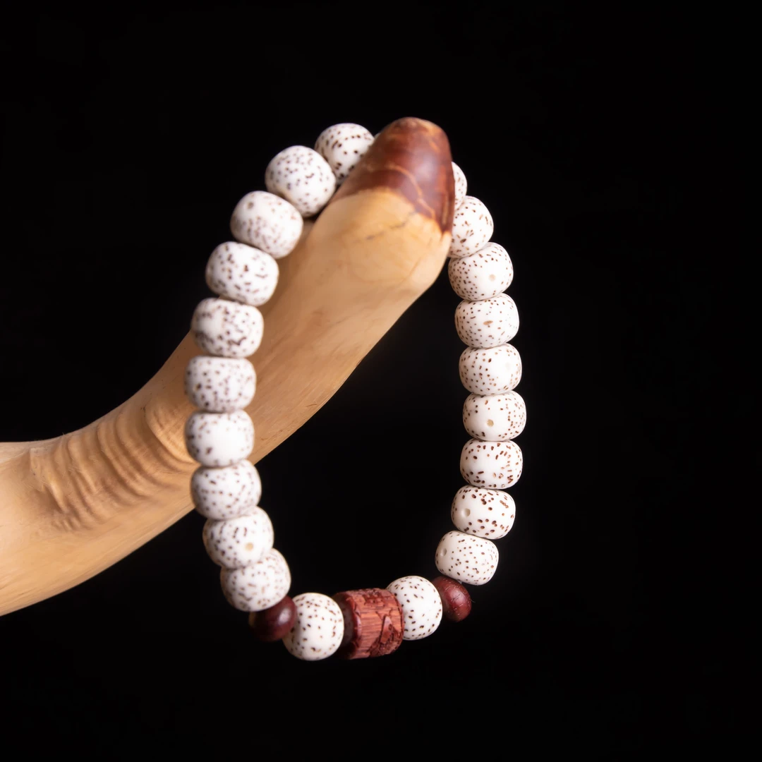 菩斋阁  星月菩提  年年有鱼民族风手链【 0364 】