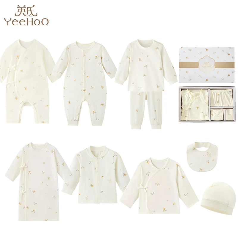 YEEHOO/英氏儿童家居服内衣23春秋新款秘境果香系列YLCAJ0P010A