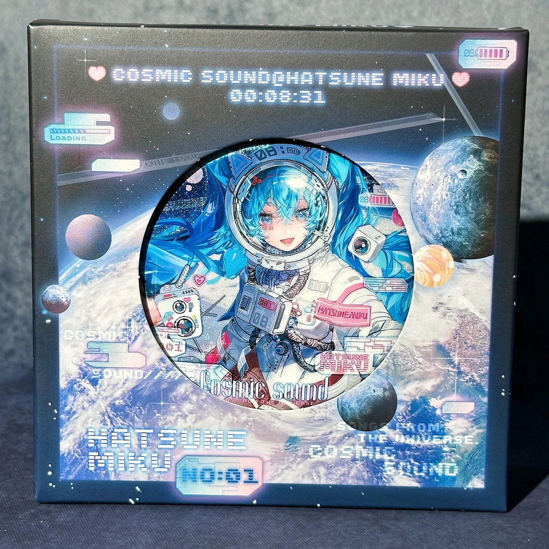 现货【种葱日记】宇宙之音初音未来同人谷子miku吧唧徽章立牌方卡