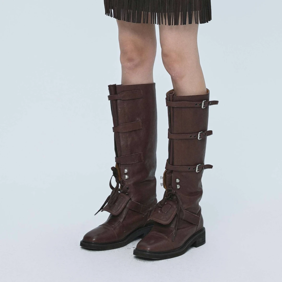 ICE DUST长筒军靴ICE04211DG