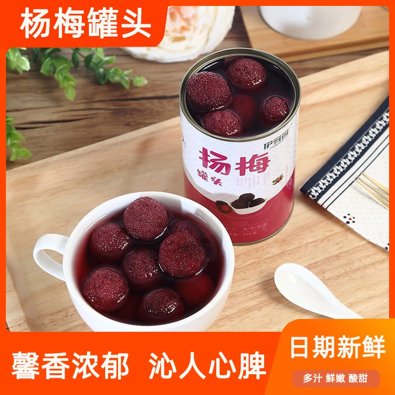新鲜糖水杨梅罐头425g整箱糖水砀山水果罐头零食水果捞零食美味