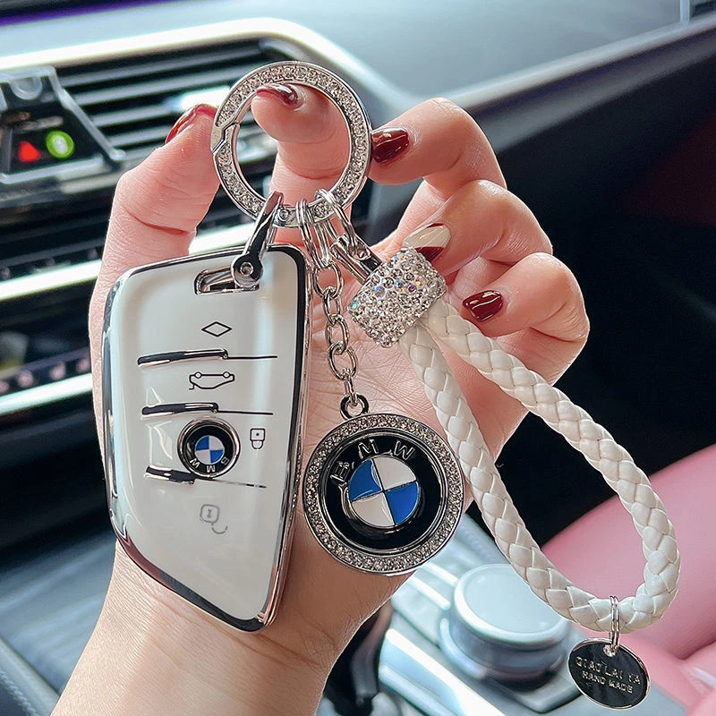 适用宝马5系钥匙套3系325扣X5壳1系7系525/X1X2X3X6包530Li刀锋女