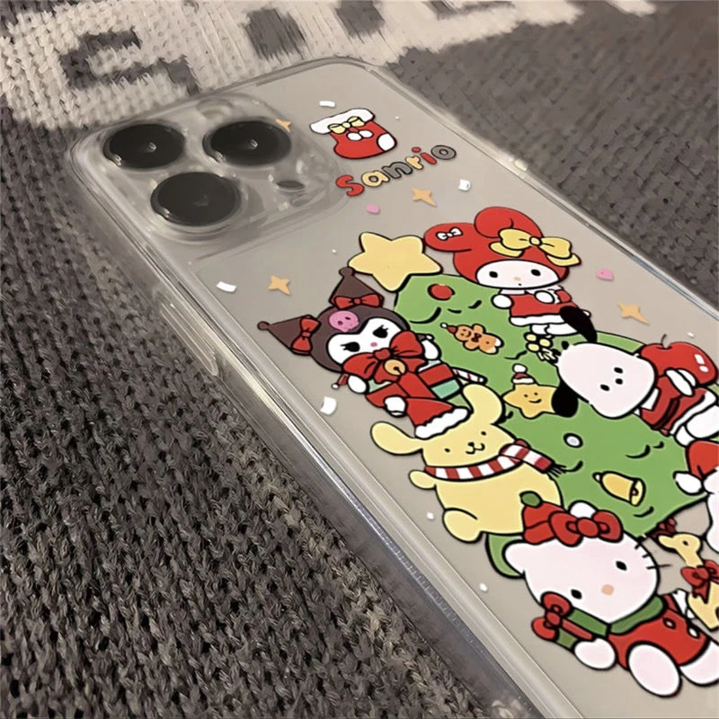 卡通圣诞帕恰狗iPhone15/14苹果手机壳11/12/12新款透明软壳x/xs