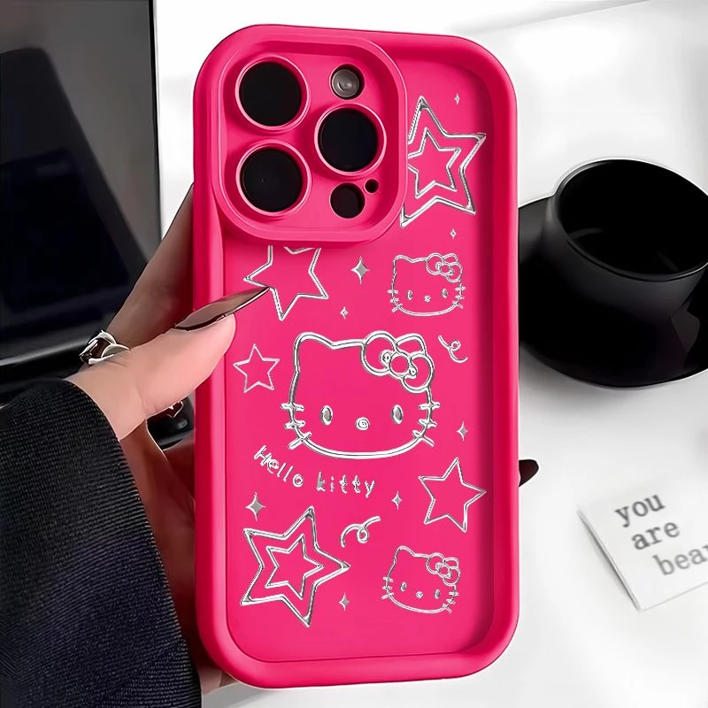 kt猫iPhone14Pro苹果15手机壳13可爱xsmax防摔xr/x硅胶12/11潮78p