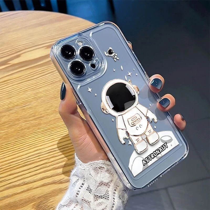 宇航员太空壳苹果iPhone14plus手机壳15promax防摔12/11潮壳男/13