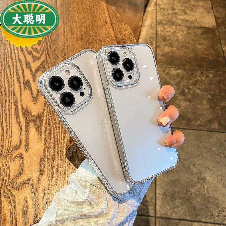 网红苹果15promax手机壳iphone14plus亚克力13Pro防摔12硬壳x创意
