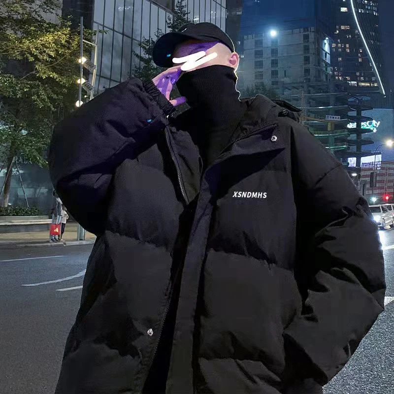艾莱依新款棉衣男士冬季23新款羽绒服袄子男生情侣面包服潮牌大码