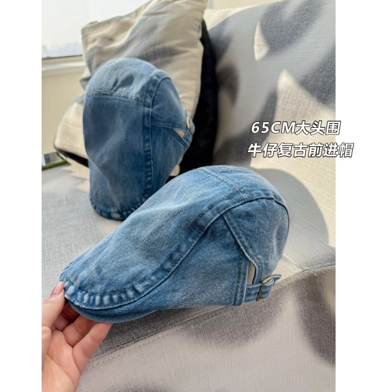 牛仔前进帽/胖mm大头围定制 多了几分随性又个性的品味感