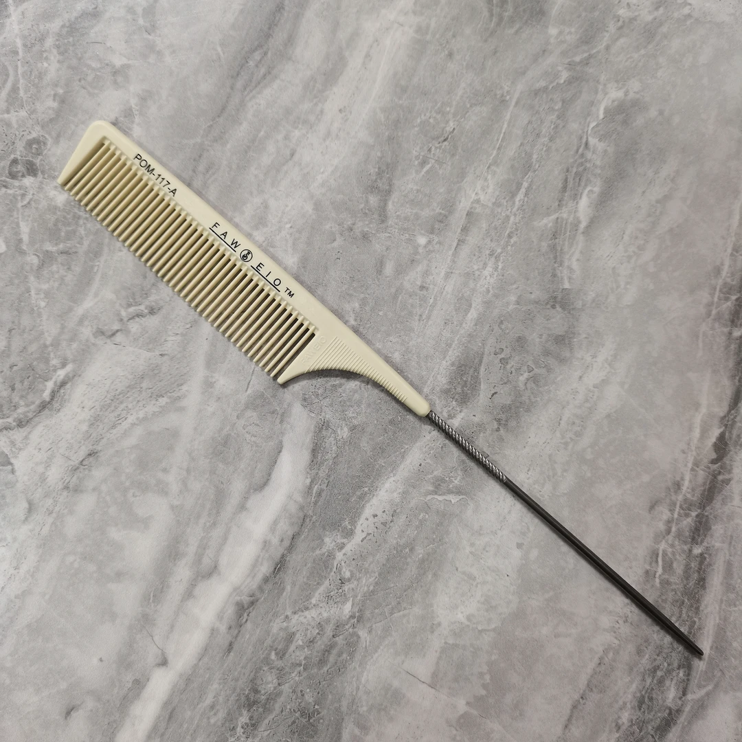 正品发葳鹅117-A尖尾数头发分片梳盘头发梳子高弹性耐高温