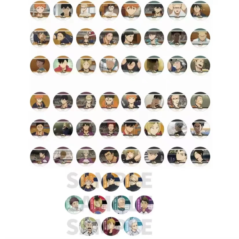【豆】排球十周年吧唧系列1-4弹全感觉吧唧徽章 (未成年禁止下单)